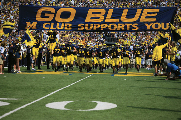Michigan Banner Sept. 9/2009 vs Western Michigan